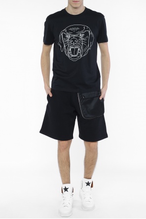 T-shirt z nadrukowaną głową rottweilera, zdjęcie 2 T-shirt z nadrukowaną głową rottweilera od Givenchy